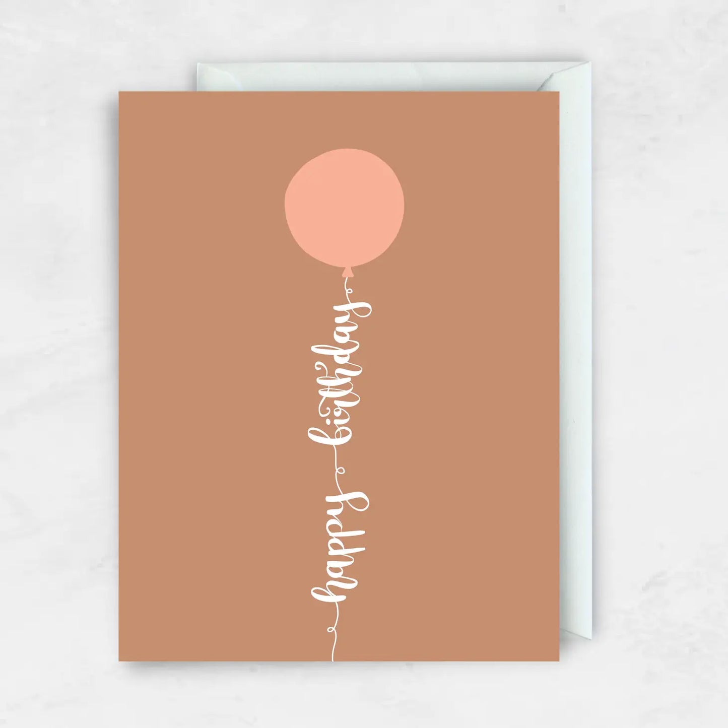 E Calligraphy Cafe Greeting Card